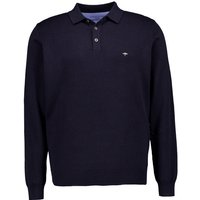 Fynch-Hatton Herren Pullover blau unifarben von FYNCH-HATTON
