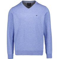 Fynch-Hatton Herren Pullover blau unifarben von FYNCH-HATTON