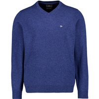 Fynch-Hatton Herren Pullover blau unifarben von FYNCH-HATTON