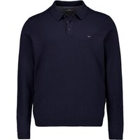 Fynch-Hatton Herren Pullover blau unifarben von FYNCH-HATTON