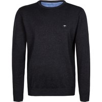 Fynch-Hatton Herren Pullover grau unifarben von FYNCH-HATTON