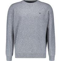 Fynch-Hatton Herren Pullover grau unifarben von FYNCH-HATTON