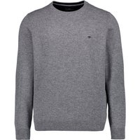 Fynch-Hatton Herren Pullover grau unifarben von FYNCH-HATTON
