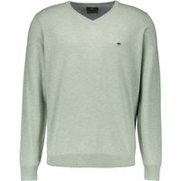 Fynch-Hatton Herren Pullover grün unifarben von FYNCH-HATTON