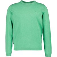Fynch-Hatton Herren Pullover grün Baumwolle unifarben von FYNCH-HATTON