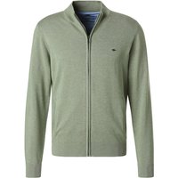 Fynch-Hatton Herren Pullover grün unifarben von FYNCH-HATTON