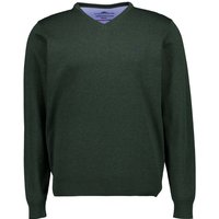 Fynch-Hatton Herren Pullover grün unifarben von FYNCH-HATTON