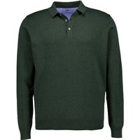 Fynch-Hatton Herren Pullover grün Baumwolle unifarben von FYNCH-HATTON