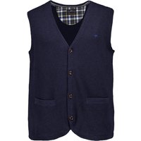 Fynch-Hatton Herren Weste grün unifarben von FYNCH-HATTON