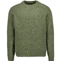 Fynch-Hatton Herren Pullover grün unifarben von FYNCH-HATTON