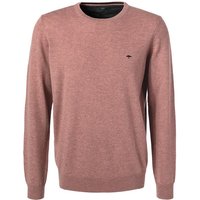 Fynch-Hatton Herren Pullover rot unifarben von FYNCH-HATTON