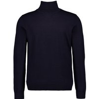 Fynch-Hatton Herren Rollkragenpullover blau unifarben von FYNCH-HATTON
