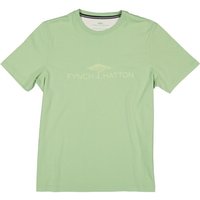 Fynch-Hatton Herren T-Shirt grün Baumwolle von FYNCH-HATTON