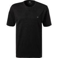 Fynch-Hatton Herren T-Shirt schwarz Baumwolle von FYNCH-HATTON