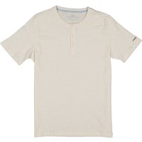 Fynch-Hatton Herren T-Shirt weiß Baumwolle von FYNCH-HATTON