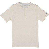 Fynch-Hatton Herren T-Shirt weiß Baumwolle von FYNCH-HATTON