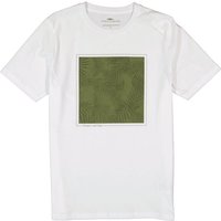 Fynch-Hatton Herren T-Shirt weiß Baumwolle von FYNCH-HATTON
