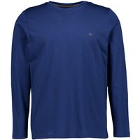 Fynch-Hatton Herren Longsleeve blau Baumwolle von FYNCH-HATTON