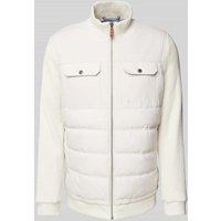 Fynch-Hatton Steppjacke mit Brusttaschen in Offwhite, Größe XXL von FYNCH-HATTON