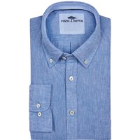 Fynch-Hatton Leinenhemd mit Button-Down-Kragen von FYNCH-HATTON