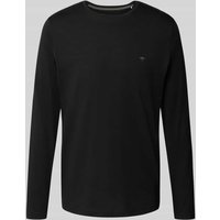 Fynch-Hatton Longsleeve mit Logo-Detail in Black, Größe S Fynch-Hatton Longsleeve mit Logo-Detail in Black, Größe S von FYNCH-HATTON