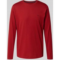 Fynch-Hatton Longsleeve mit Logo-Detail in Dunkelrot, Größe XXL Fynch-Hatton Longsleeve mit Logo-Detail in Dunkelrot, Größe XXL von FYNCH-HATTON