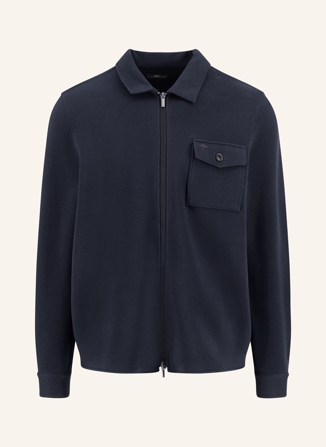 Fynch-Hatton Pique-Overjacket blau von FYNCH-HATTON