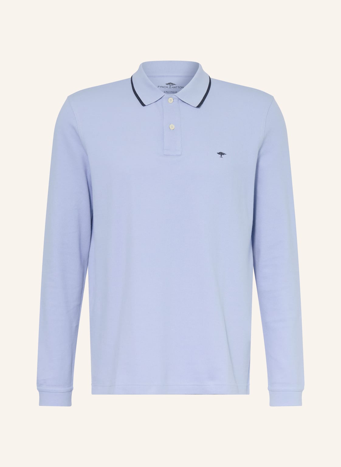 Fynch-Hatton Pique-Poloshirt blau von FYNCH-HATTON