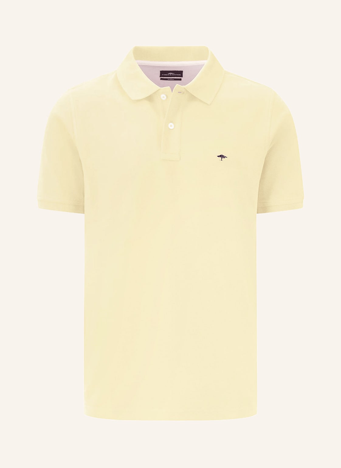 Fynch-Hatton Piqué-Poloshirt gelb von FYNCH-HATTON