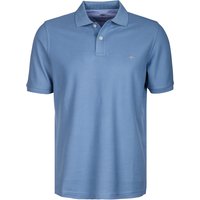 Fynch-Hatton Herren Polo-Shirt blau Baumwoll-Piqué von FYNCH-HATTON