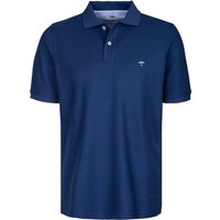 Fynch-Hatton Herren Polo-Shirt blau Baumwoll-Piqué von FYNCH-HATTON
