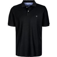 Fynch-Hatton Herren Polo-Shirt schwarz Baumwoll-Piqué von FYNCH-HATTON