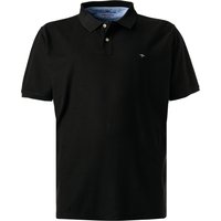 Fynch-Hatton Herren Polo-Shirt schwarz Baumwolle von FYNCH-HATTON