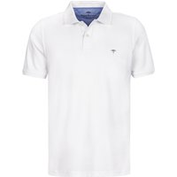 Fynch-Hatton Herren Polo-Shirt weiß Baumwoll-Piqué von FYNCH-HATTON