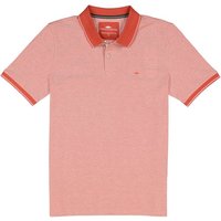 Fynch-Hatton Herren Polo-Shirt rot Baumwoll-Piqué meliert von FYNCH-HATTON