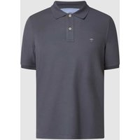 Fynch-Hatton Poloshirt aus Supima®-Baumwolle in Anthrazit, Größe L von FYNCH-HATTON