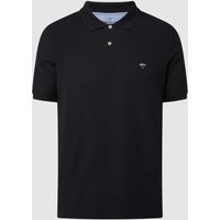 Fynch-Hatton Poloshirt aus Supima®-Baumwolle in Black, Größe L von FYNCH-HATTON