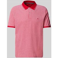 Fynch-Hatton Poloshirt mit Label-Stitching in Rot, Größe XXL von FYNCH-HATTON