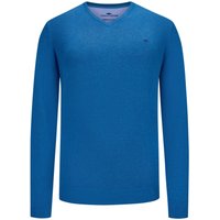 Fynch-Hatton Pullover mit V-Ausschnitt und Logo-Stickerei von FYNCH-HATTON