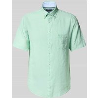 Fynch-Hatton Regular Fit Freizeithemd aus Leinen-Baumwoll-Mix in Hellgruen, Größe XXL Fynch-Hatton Regular Fit Freizeithemd aus Leinen-Baumwoll-Mix in Hellgruen, Größe XXL von FYNCH-HATTON