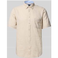 Fynch-Hatton Regular Fit Freizeithemd aus Leinen-Baumwoll-Mix in Sand, Größe 3XL Fynch-Hatton Regular Fit Freizeithemd aus Leinen-Baumwoll-Mix in Sand, Größe 3XL von FYNCH-HATTON
