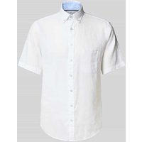 Fynch-Hatton Regular Fit Freizeithemd aus Leinen-Baumwoll-Mix in Weiss, Größe XL Fynch-Hatton Regular Fit Freizeithemd aus Leinen-Baumwoll-Mix in Weiss, Größe XL von FYNCH-HATTON