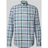Fynch-Hatton Regular Fit Freizeithemd mit Logo-Stitching Modell 'Oxford' in Hellblau, Größe L Fynch-Hatton Regular Fit Freizeithemd mit Logo-Stitching Modell 'Oxford' in Hellblau, Größe L von FYNCH-HATTON