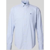 Fynch-Hatton Regular Fit Freizeithemd mit Logo-Stitching Modell 'Poplin' in Hellblau, Größe L Fynch-Hatton Regular Fit Freizeithemd mit Logo-Stitching Modell 'Poplin' in Hellblau, Größe L von FYNCH-HATTON
