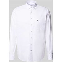 Fynch-Hatton Regular Fit Freizeithemd mit Button-Down-Kragen Modell 'All Season' in Weiss, Größe XXL von FYNCH-HATTON