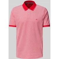 Fynch-Hatton Regular Fit Poloshirt mit Logo-Stitching in Rot, Größe XL von FYNCH-HATTON