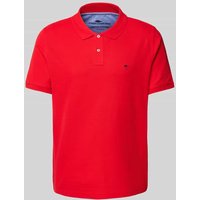 Fynch-Hatton Regular Fit Poloshirt mit Logo-Stitching in Rot, Größe XXL von FYNCH-HATTON