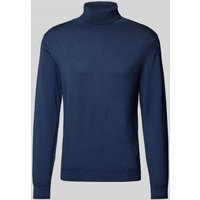 Fynch-Hatton Rollkragenpullover mit Rollkragenpullover in Jeansblau, Größe L von FYNCH-HATTON