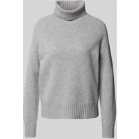 Fynch-Hatton Rollkragenpullover mit gerippten Abschlüssen in Hellgrau Melange, Größe XXL Fynch-Hatton Rollkragenpullover mit gerippten Abschlüssen in Hellgrau Melange, Größe XXL von FYNCH-HATTON