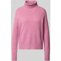 Fynch-Hatton Rollkragenpullover mit gerippten Abschlüssen in Rose, Größe XXL von FYNCH-HATTON